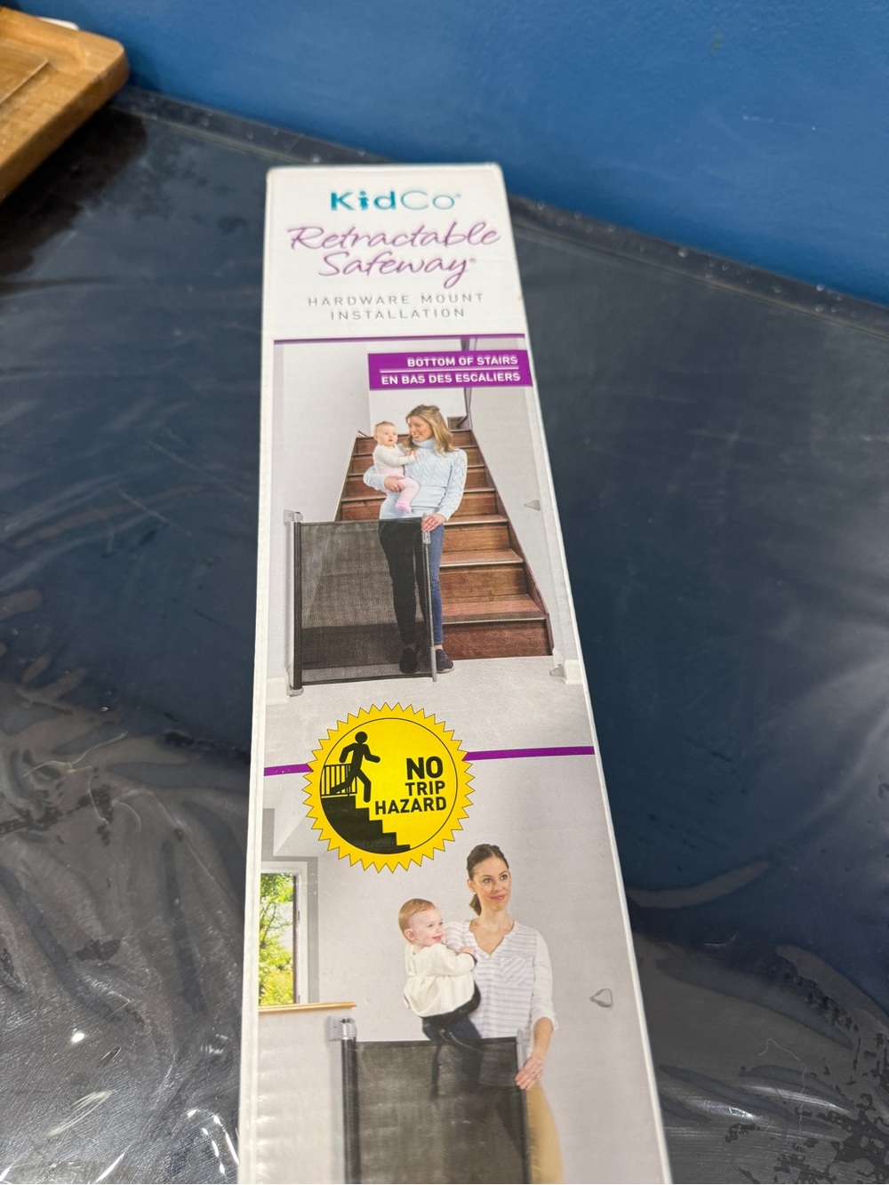 KidCo Retractable Safeway Hardware-Mount Safety Gate - Black